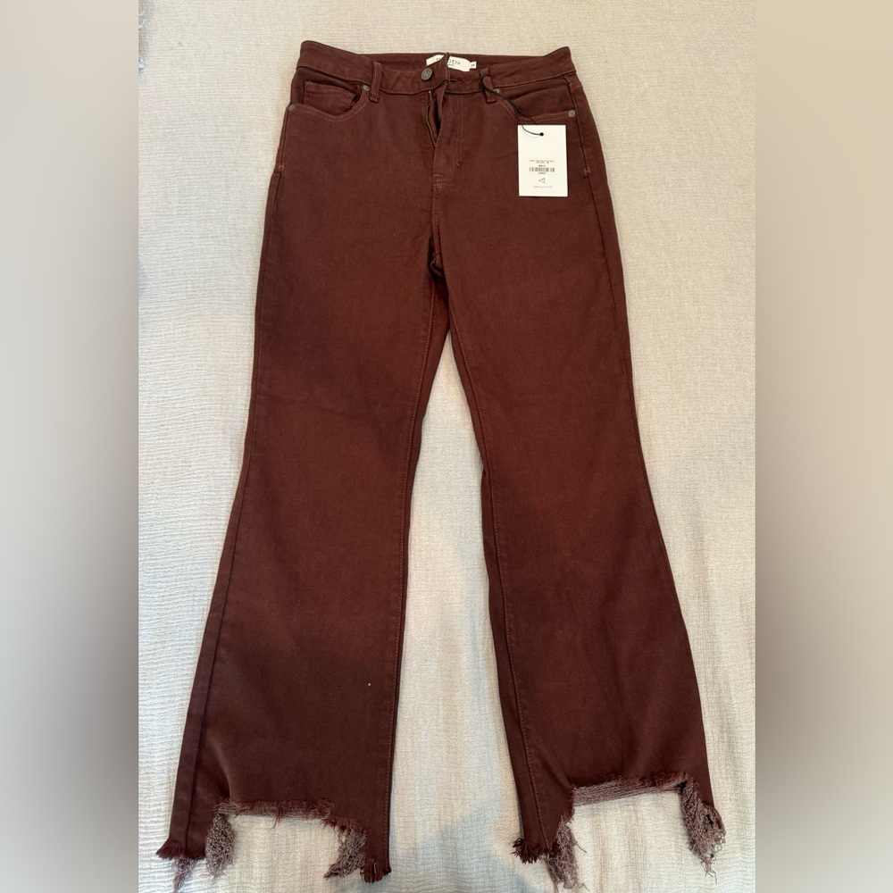 Women's Brown Flare Jeans